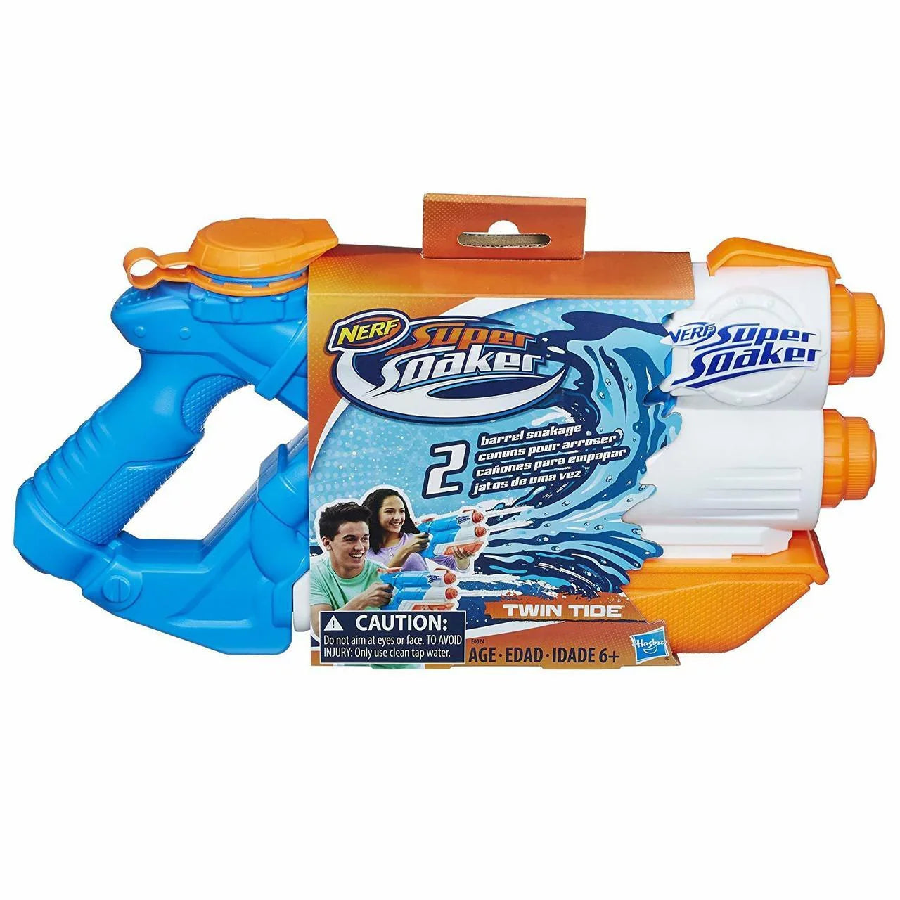 Nerf Sizeuper Sizeoaker Twin Tide, 2 Barrels for Double Sizeoakage