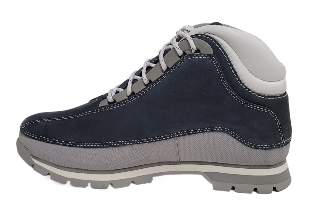 Timberland Women Euro Dub Navy Nubuck Boot Medium 85344 M Sizeize 9.5 USize