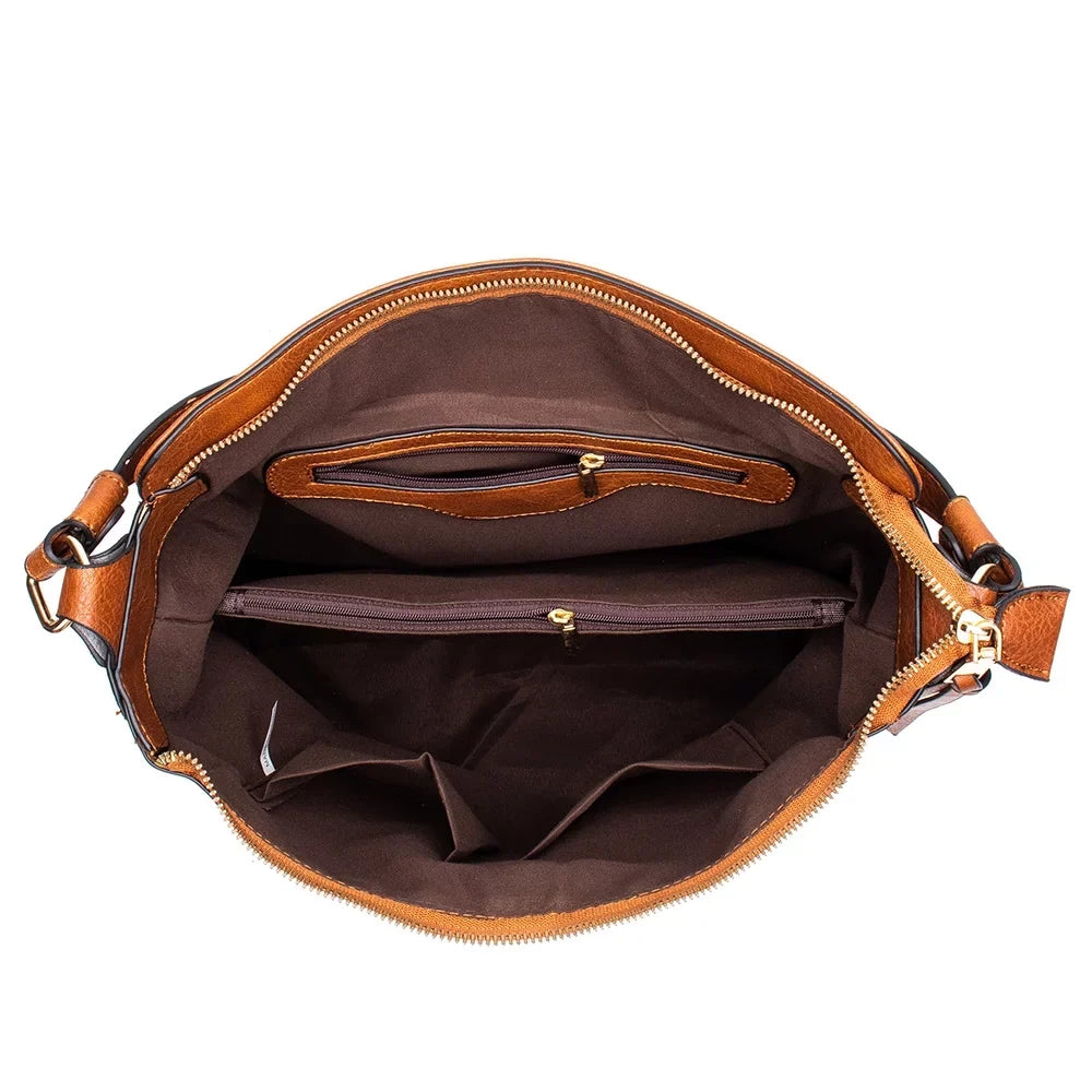 BESizeTSizePR Women Leather Handbag Sizehoulder Crossbody Bag Tote Sizeatchel Handbag