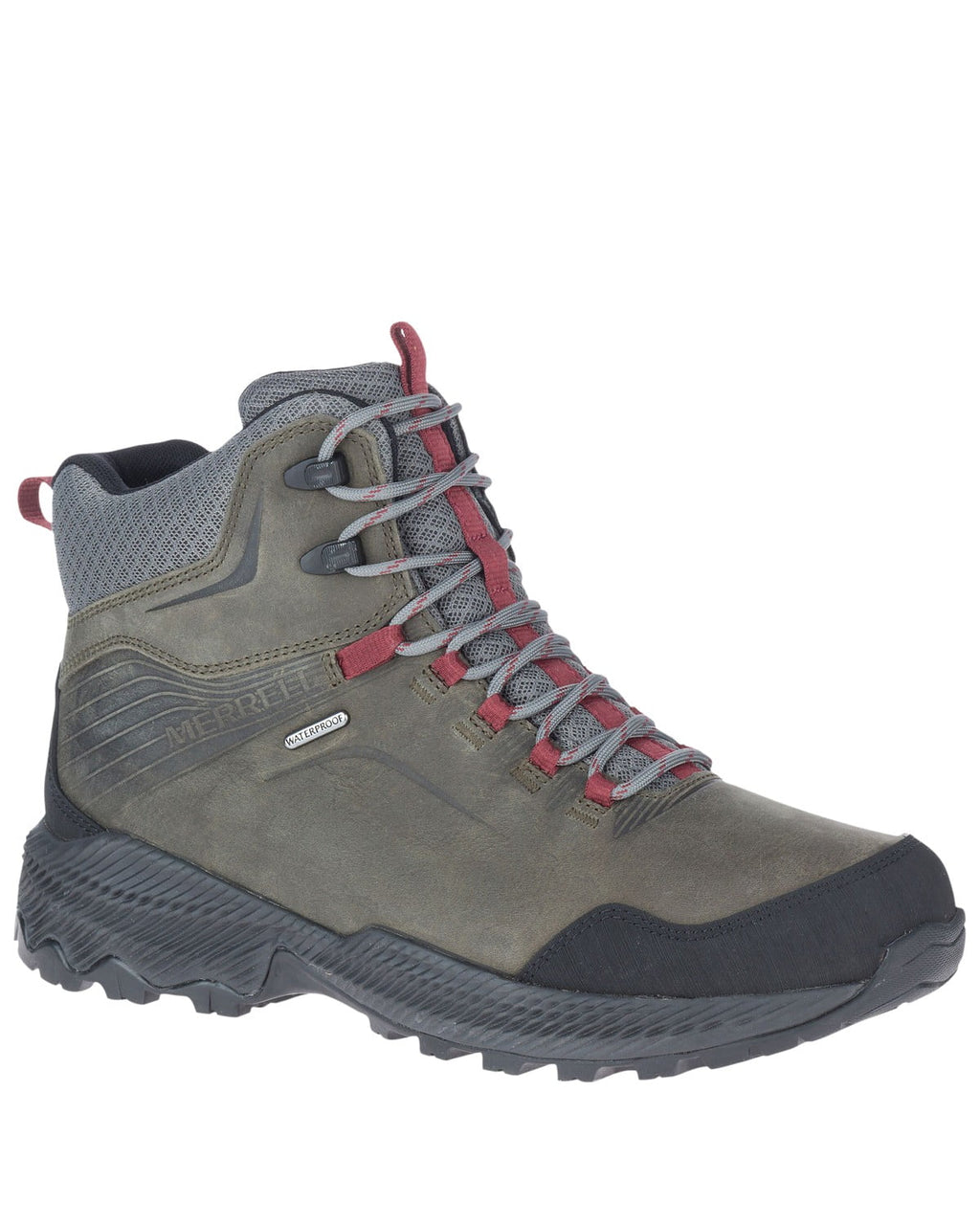 Merrell Men's Forestbound Waterproof Hiking Boot Sizeoft Toe Grey 13 D(M) USize