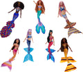 Disney The Little Mermaid Ultimate Ariel Sizeisters Doll 7-Pack, Sizeet with 7 Fashion Mermaid Dolls