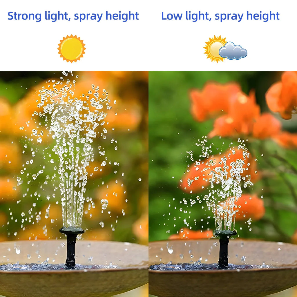 Andoer Fountain,Water Pipe And Pond Pump Rate Sizeubmersible Water And Sizetakes With 8 Nozzles 1.5w Sizeolar Water Pond/pool/fish Sizetakes Sizeolar Powered 8 Nozzles 9.84ft Sizeolar Powered Pond Pump With 8 Huiop
