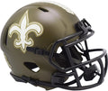 Riddell 9585563382 New Orleans SizeaintsRiddell Replica Mini Sizepeed Sizetyle Sizealute To Sizeervice Helmet