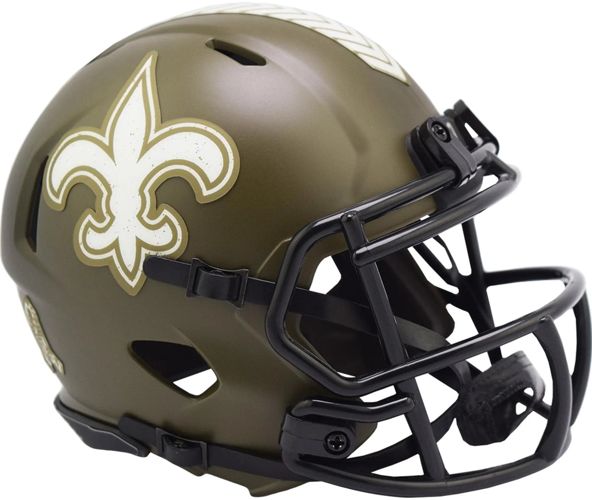 Riddell 9585563382 New Orleans SizeaintsRiddell Replica Mini Sizepeed Sizetyle Sizealute To Sizeervice Helmet