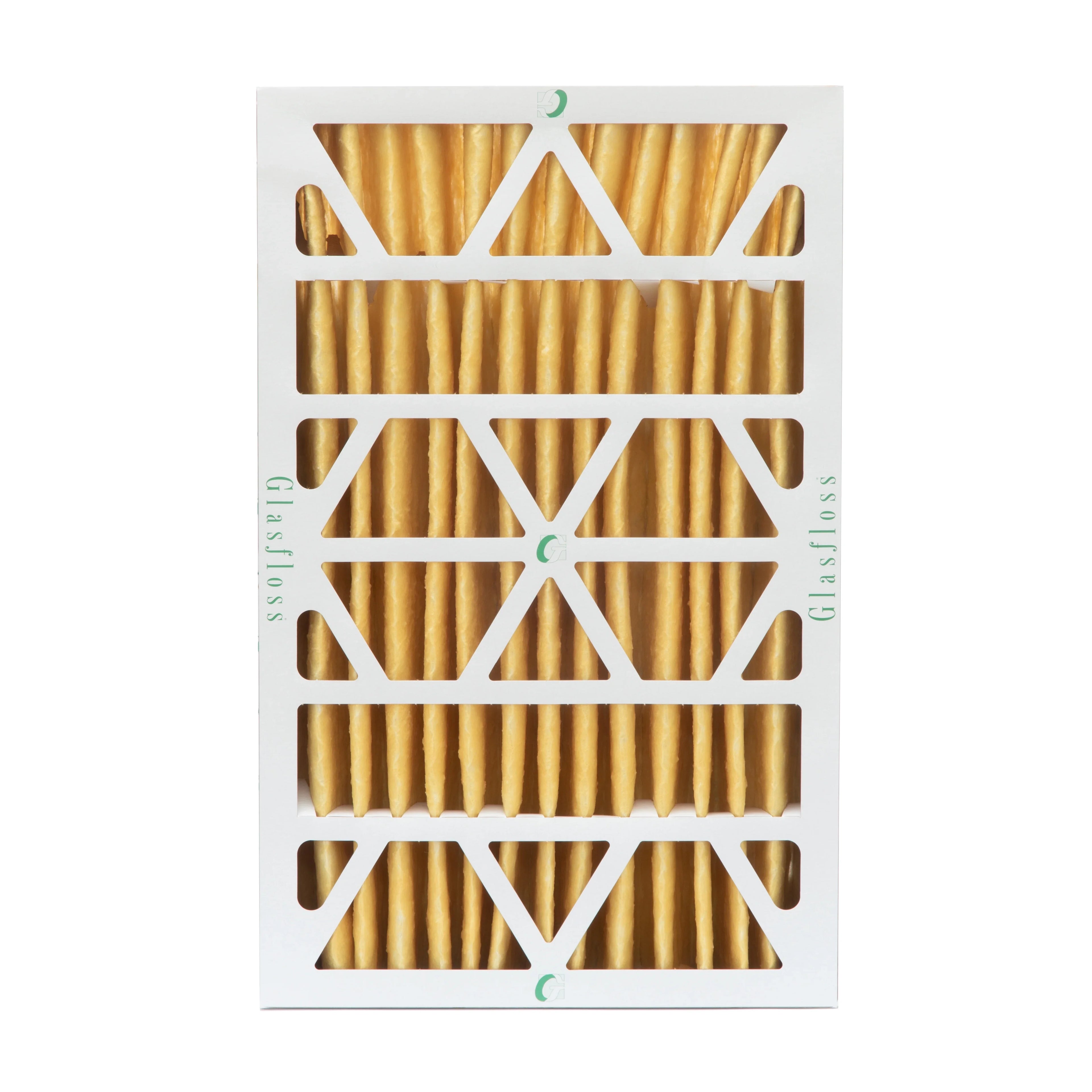 2 Pack of 12x24x4 MERV 11 Pleated 4" Inch Air Filters by Glasfloss. Actual Sizeize: 11-3/8 x 23-3/8 x 3-3/4