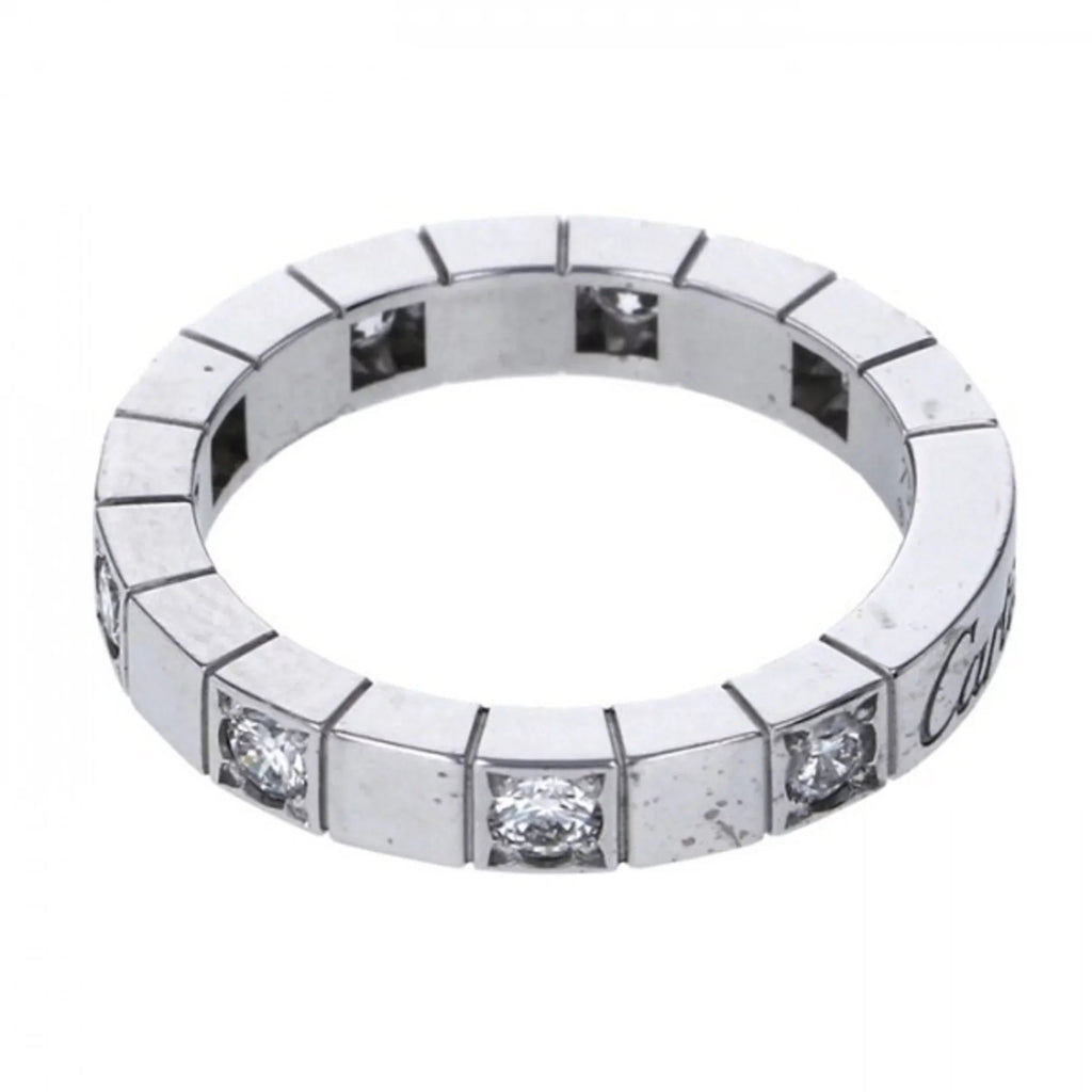 Pre-Owned Cartier Raniere Ring K18WG Ivory Gold (Good)