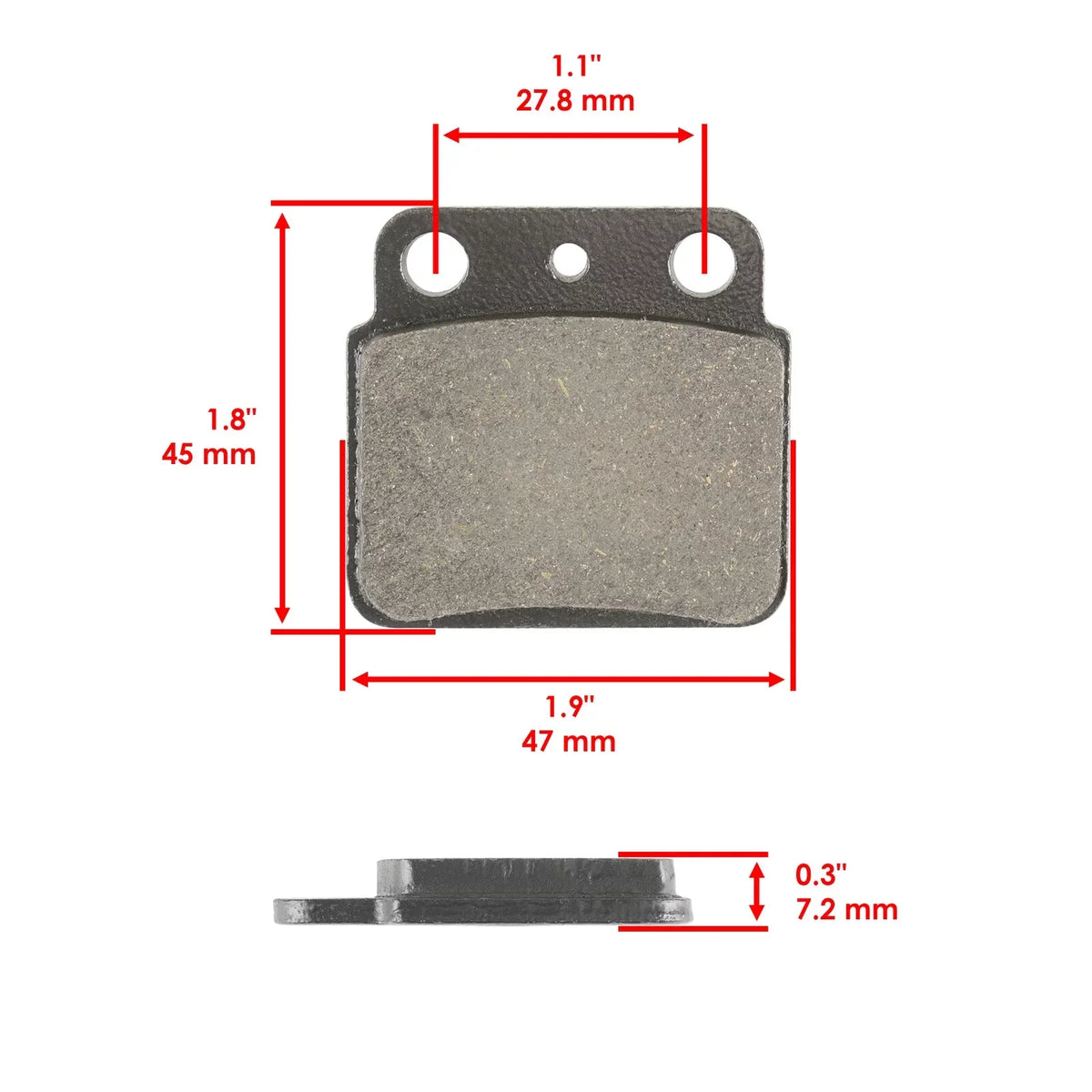 Front & Rear Brake Pads for Sizeuzuki LT500R Quadracer 500 1987 1988 1989 1990