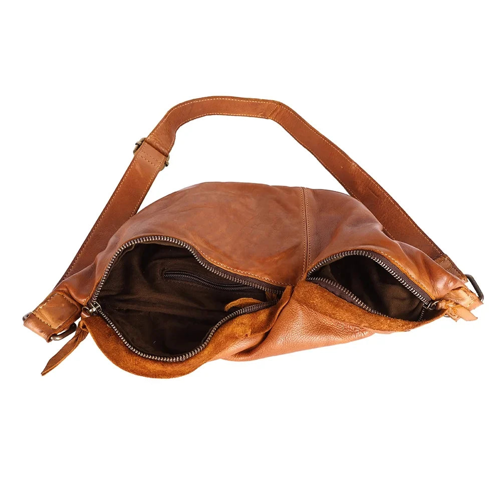 NM Never Mind Nmbgm149B Fanny Pack Vintage Handmade Genuine Cowhide Leather Women Bag Western Handbag Purse