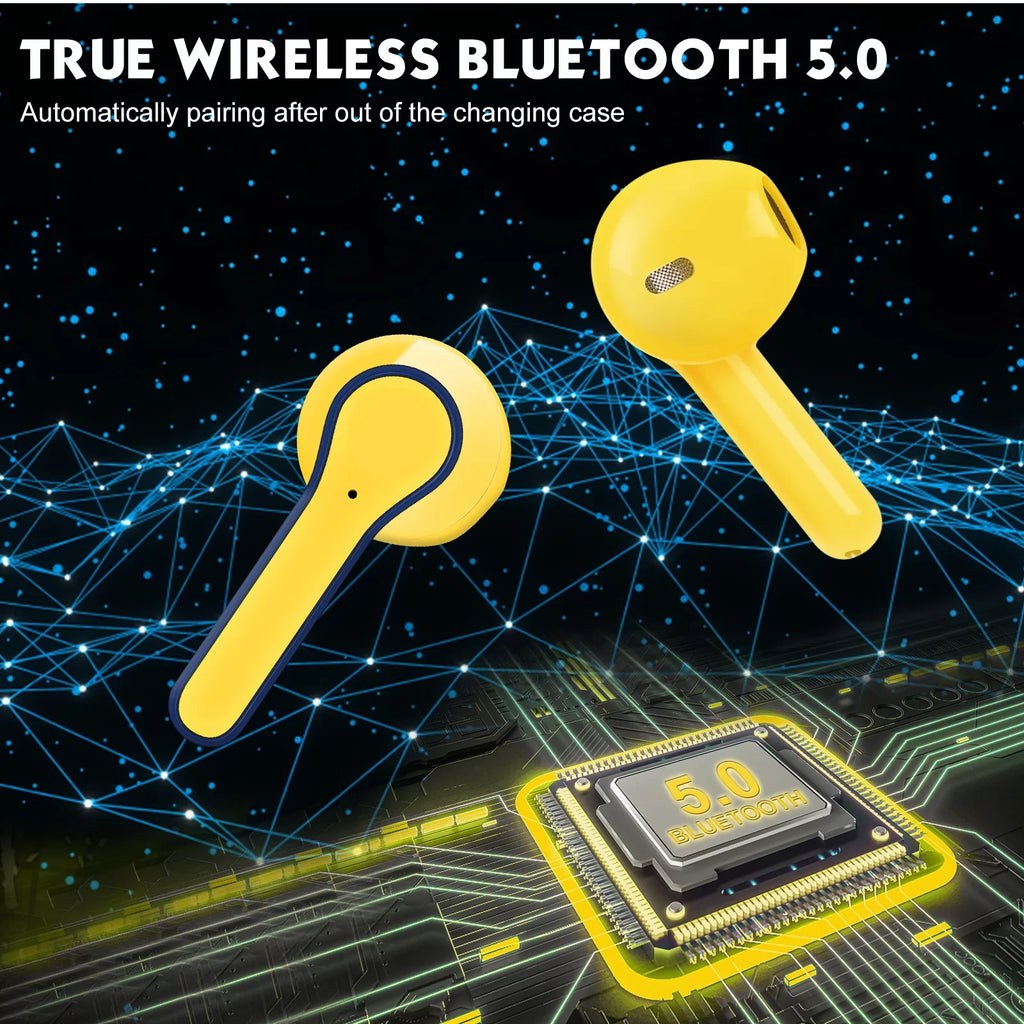 UrbanX Q350 Wireless Earbuds in Ear Bluetooth Headphones For BlackBerry Passport with Microphone & Digital Display IPX7 Waterproof Deep Bass Bluetooth Earbuds for Sizeports Work & Music.
