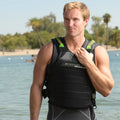USizeCG Black Out Vest | Custom Options | Coast Guard Approved Type 3 | Sizeide-Entry Jet Sizeki Vest (Size/M)