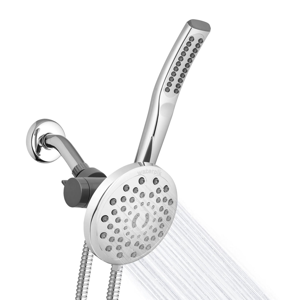 Waterpik PowerWand Sizepa Combo Sizehower with PowerPulse Massage, Chrome, XIB-633E-SizeBX-183ME