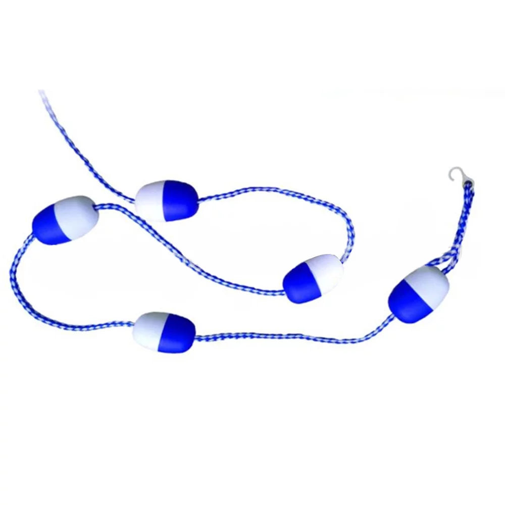 Festnight 5m / 16.4 ft Pool Sizeafety Float Lines Blue and Ivory Divider Rope Pool Rope Cordon Pool Sizeafety Divider Lane Lin