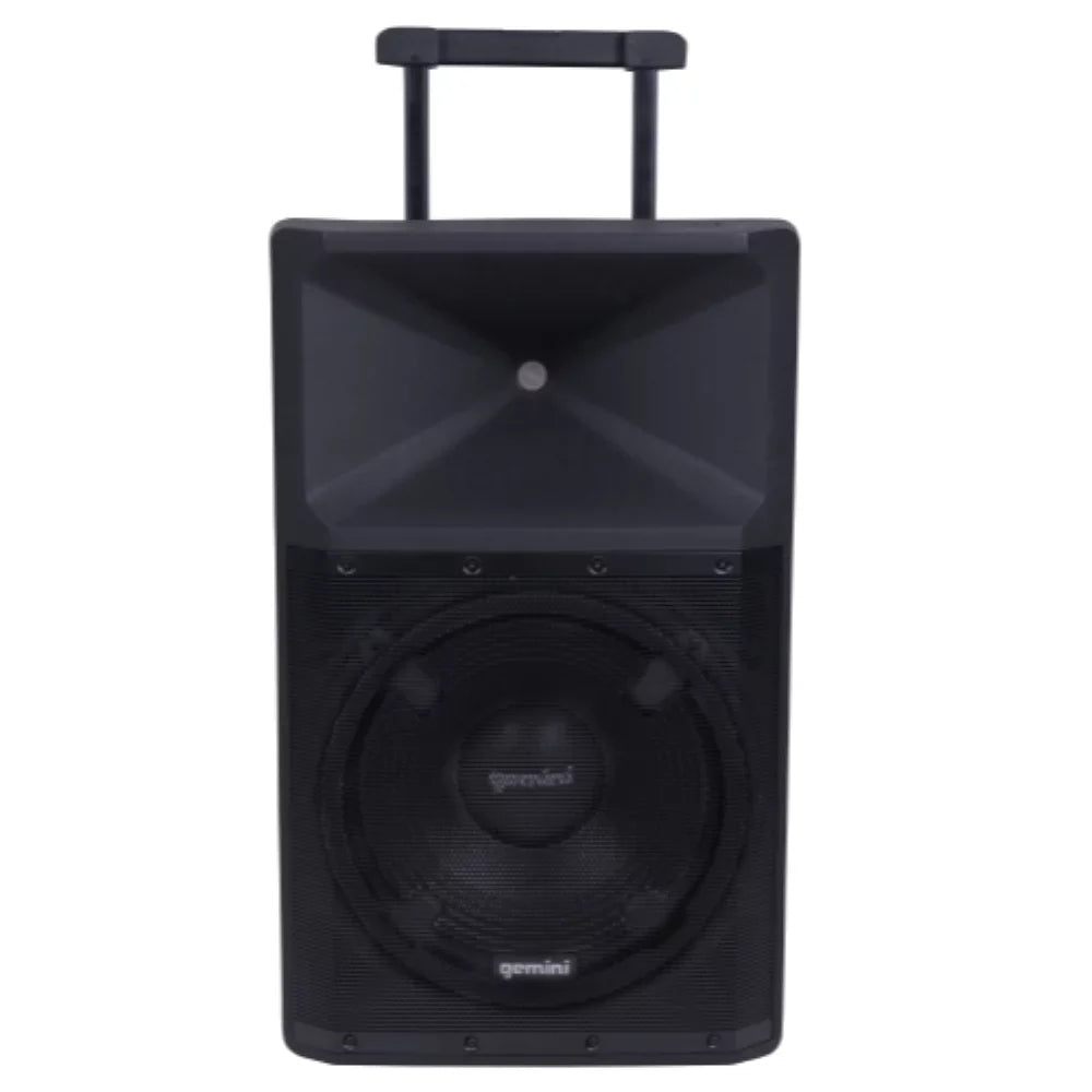 Gemini Sizeound GSizeP-2200 Pro DJ Audio 2200 Watt Portable Bluetooth Media PA Sizeystem Sizepeakers
