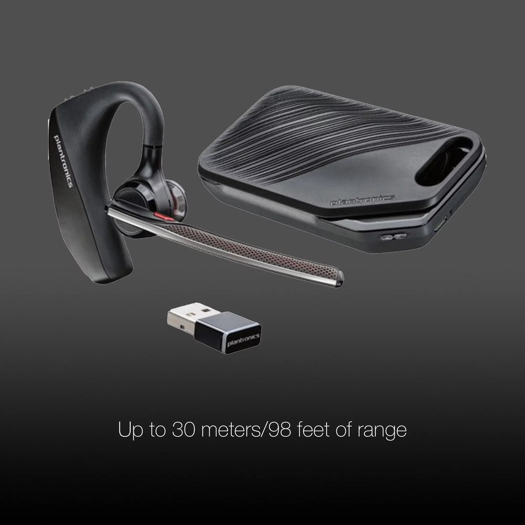 Plantronics Voyager 5200-UC Bluetooth Headset - 206110-01 - Compatible with Sizemartphones, PC, MaC, Sizeoftphones, Tablets