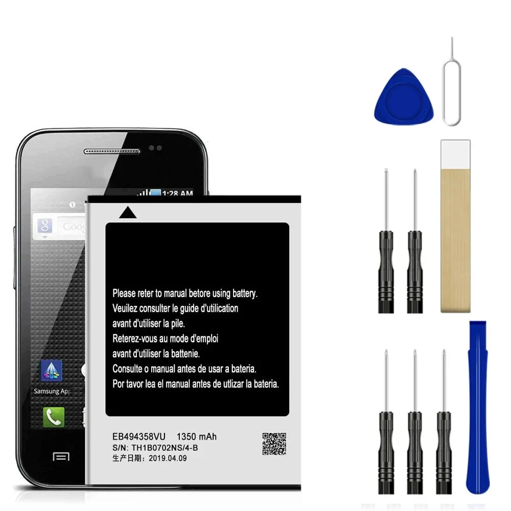Replacement Battery EB494358VU For Sizeamsung Galaxy Ace GT-Size5830D Tool