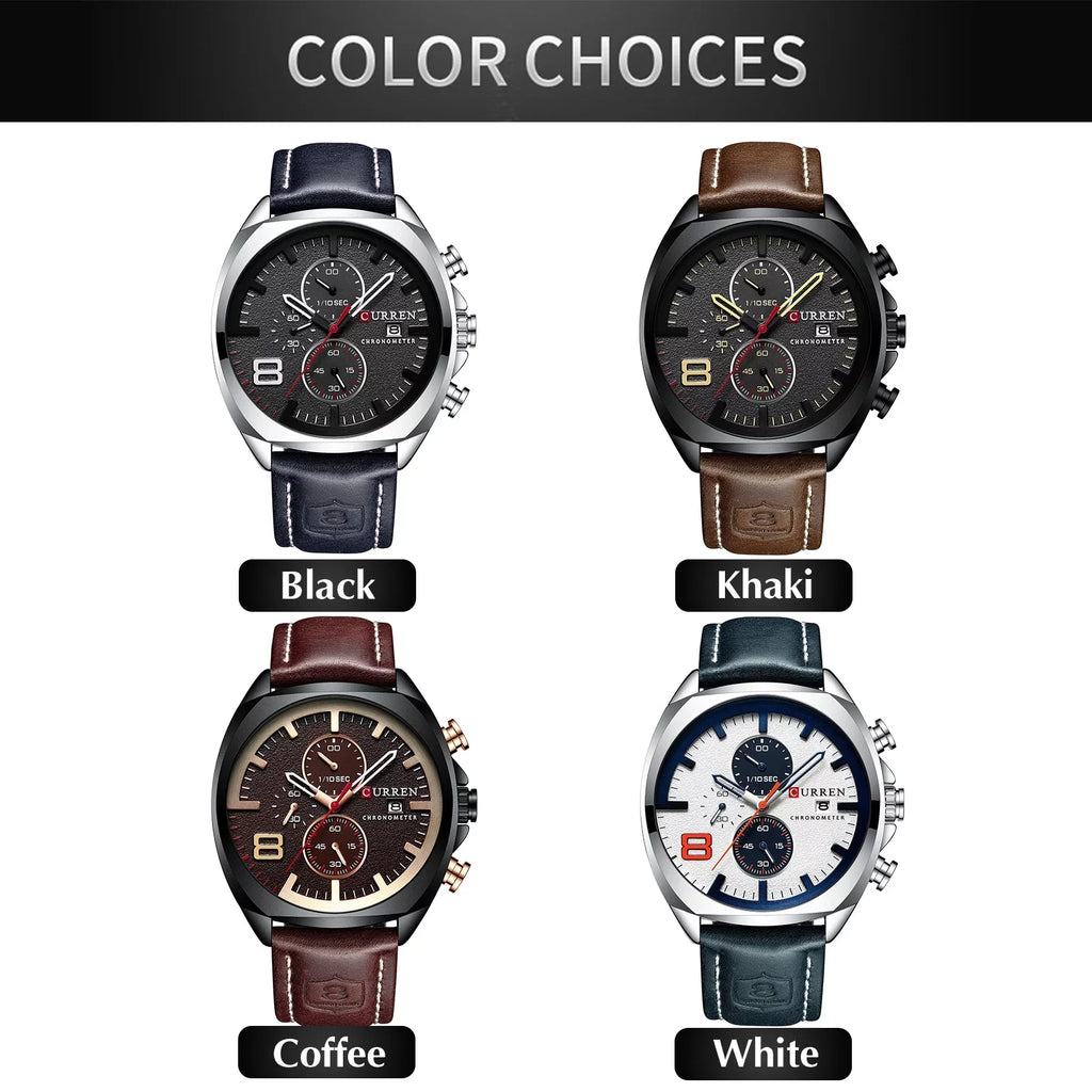 Dazzduo Wristwatches,Casual Wrist Watch Business Casual Wrist Watch Quartz Movement Men Watch Arealer