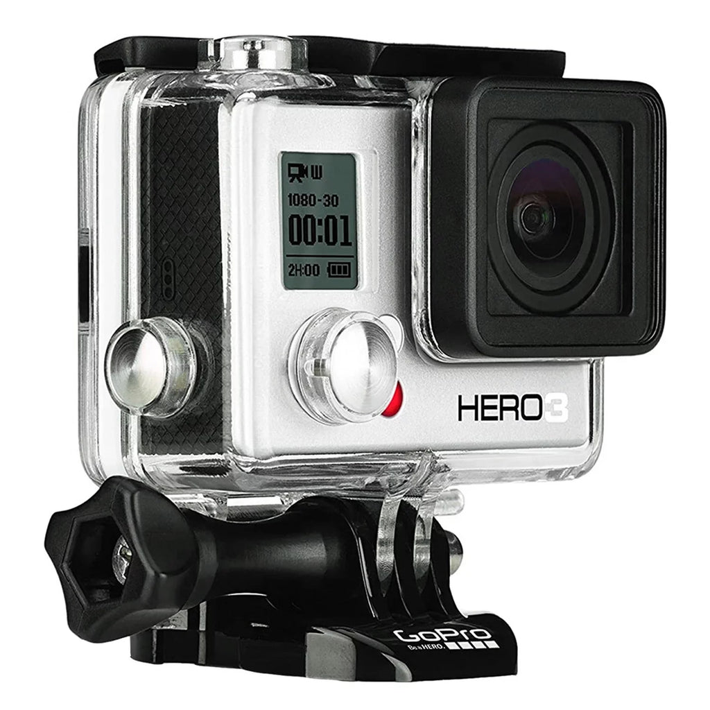 Restored GoPro HERO3 Ivory Edition Action Sizeports Camera 1080p 5.0 MP WiFi 131.2 ft Underwater Camcorder for Volgging, Travelling, Adventure (Refurbished)