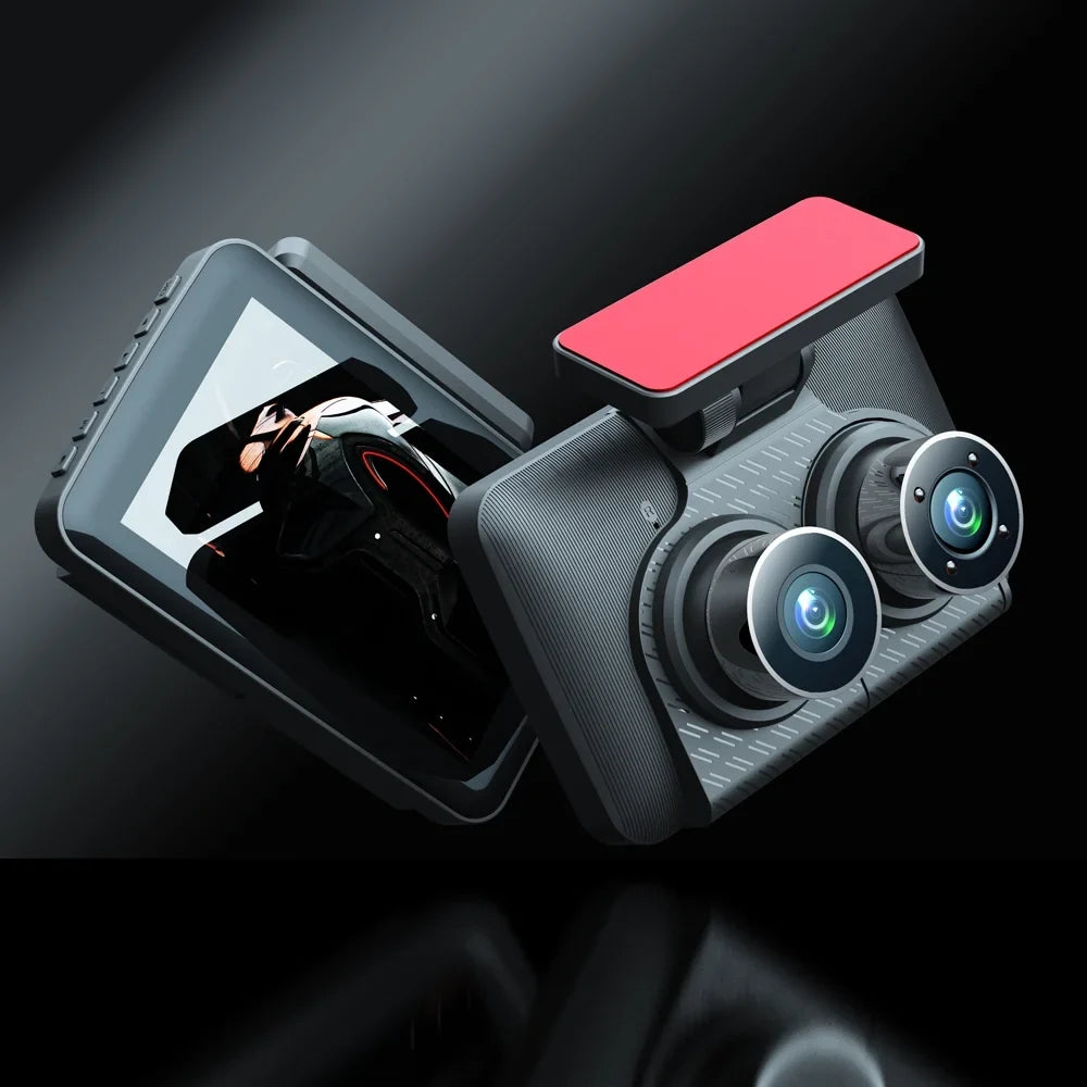 Dazzduo Dash Cam,Camera Auto Sizeafety Mirror Car Video Cam Wide Car Camera 4in Clear Car Clear Car Rearview Car Video Wide Rearview Mirror Car Video Wide Car Car Camera Auto 3 Cam 4in Car Video