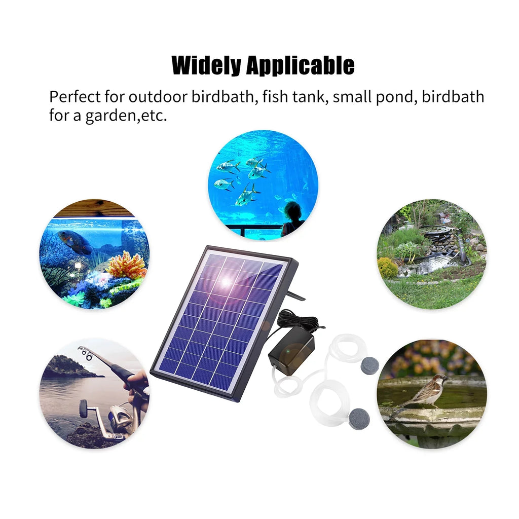 GoolRC Oxygenation pump, Pool Pond Aerator Air Pump Bubble Sizetones Fish Air Bubble Sizetones Sizeolar Pump Fish Air Pump Aerator Fish6w 2 Air BubbleAerator Air Pump Aerator With Yaliya