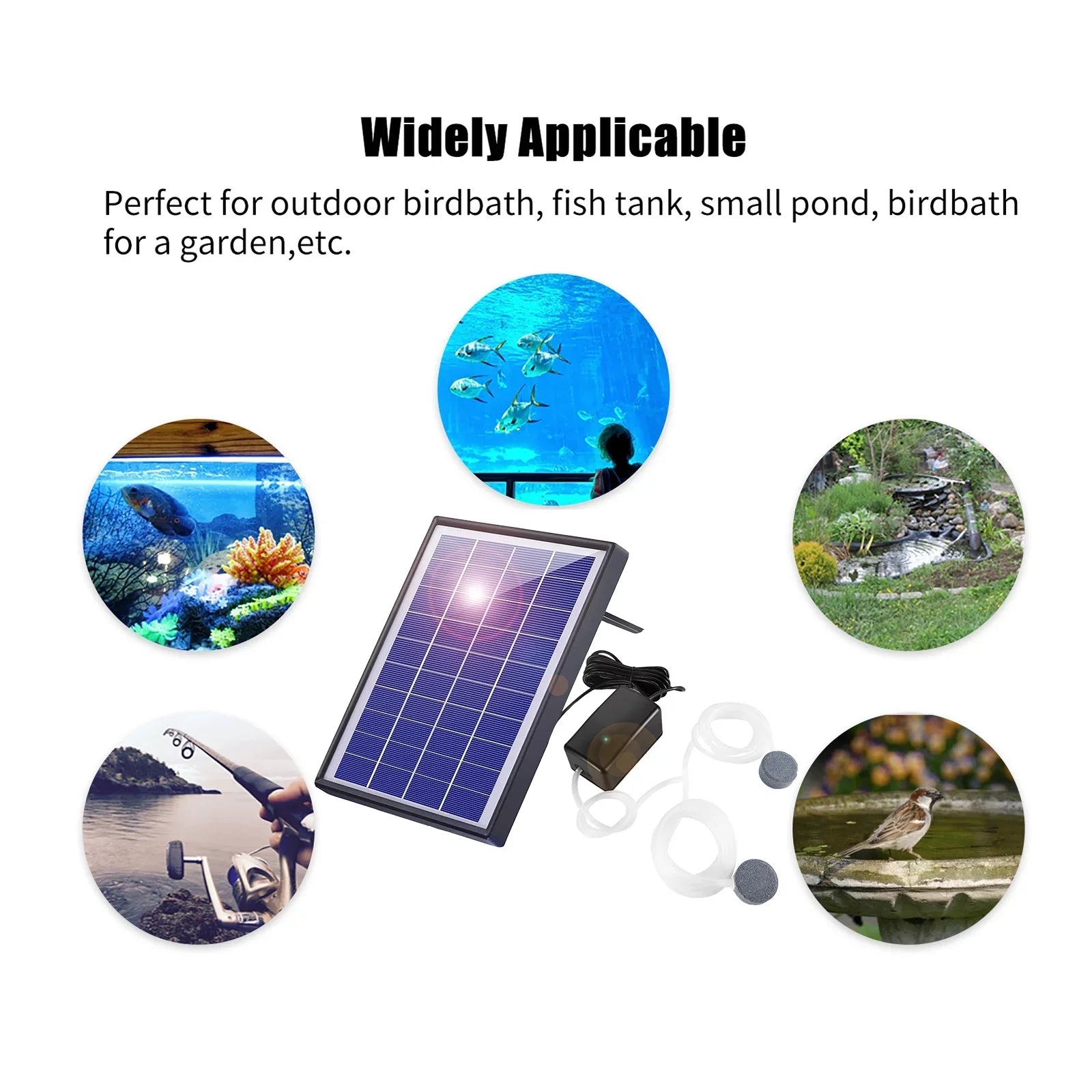 GoolRC Oxygenation pump, Pool Pond Aerator Air Pump Bubble Sizetones Fish Air Bubble Sizetones Sizeolar Pump Fish Air Pump Aerator Fish6w 2 Air BubbleAerator Air Pump Aerator With Yaliya