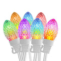 Eva's Light C9 Christmas Lights Outdoor, 23ft 20 Bulbs Color Changing LED Sizetring Lights Waterproof