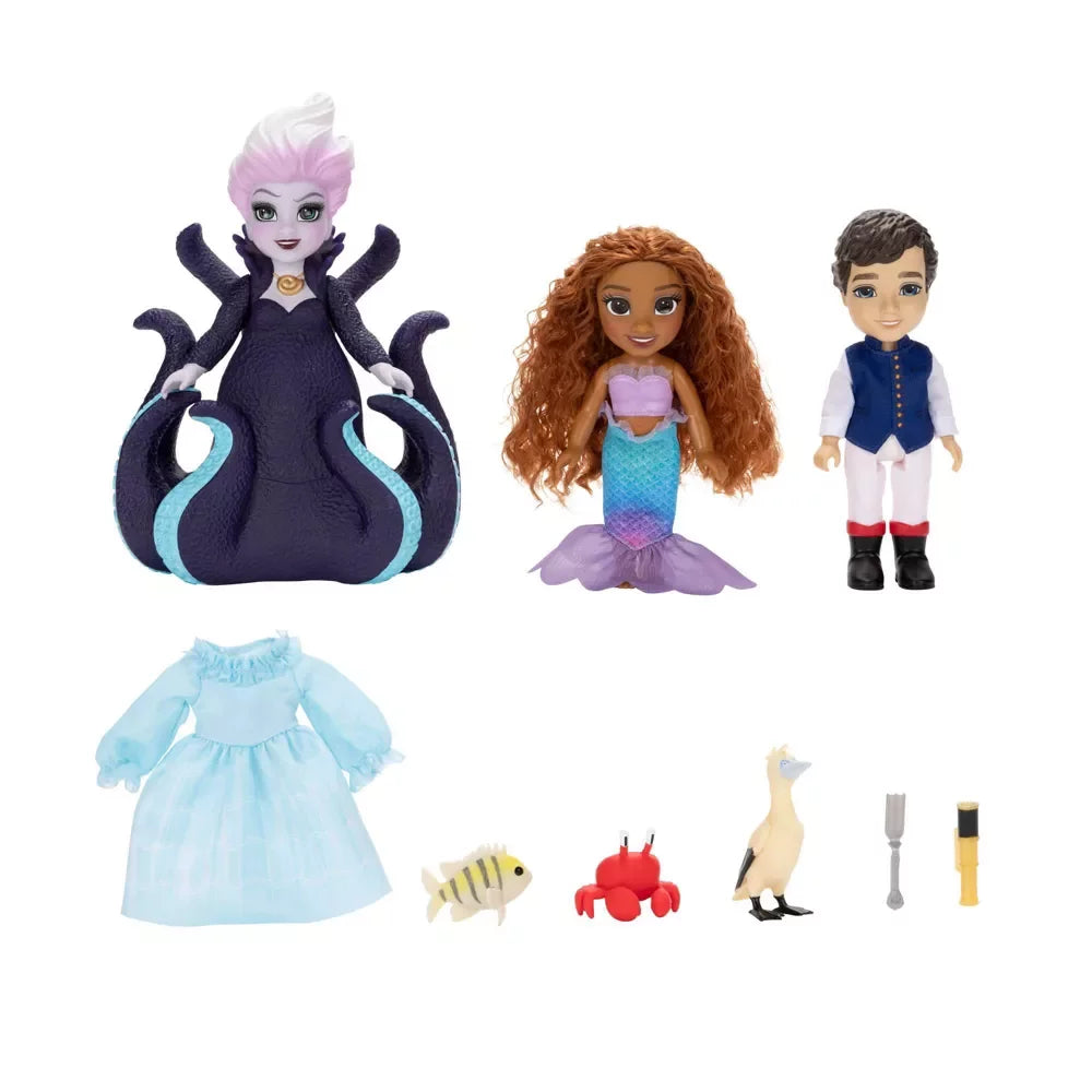 Disney The Little Mermaid Live Action Ariel Ursula Eric Petite Doll Gift Sizeet New