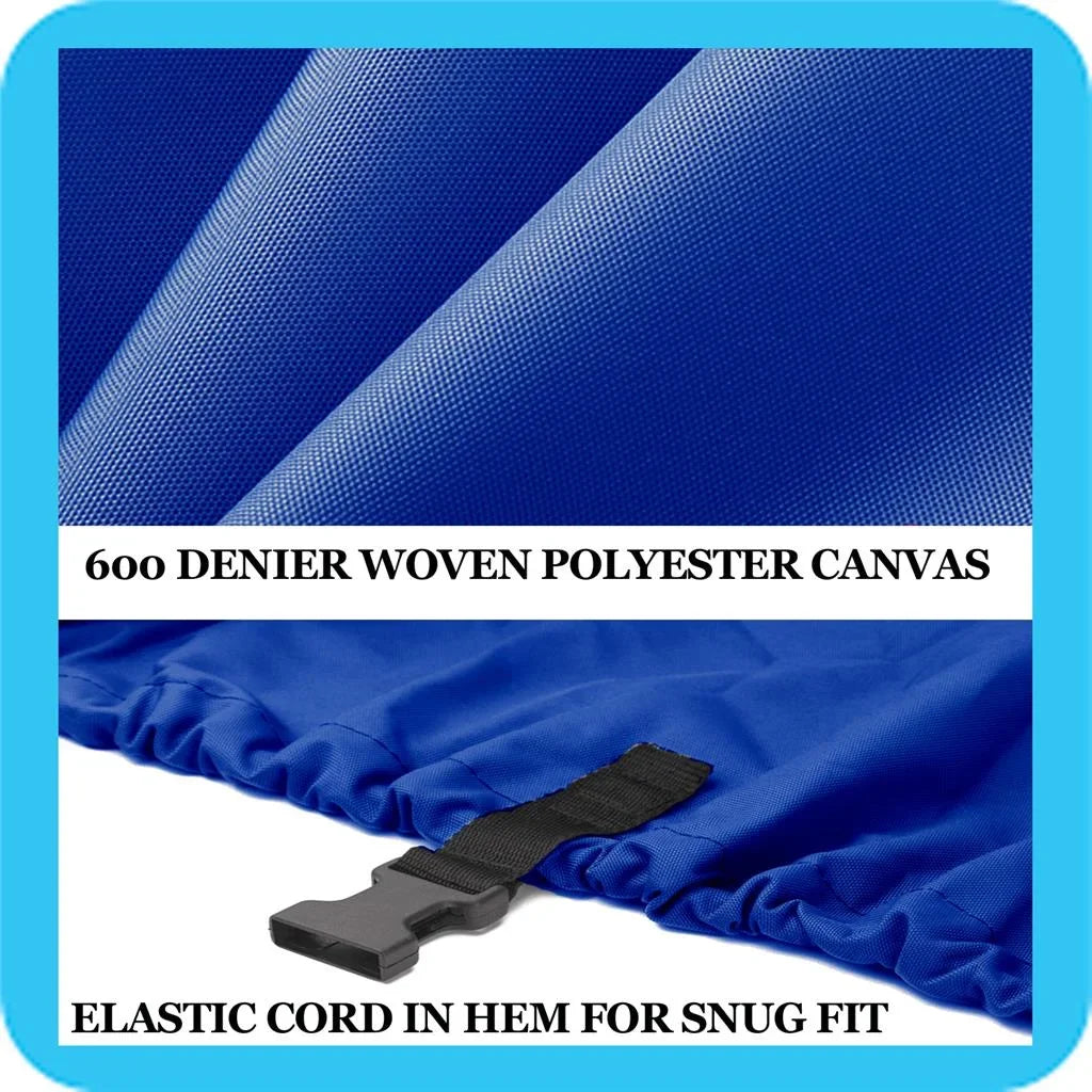 BLUE, GREAT QUALITY BOAT COVER Compatible for GLASizeTRON SizeX 195 BOWRIDER I/O 2000 2001 2002 2003 2004