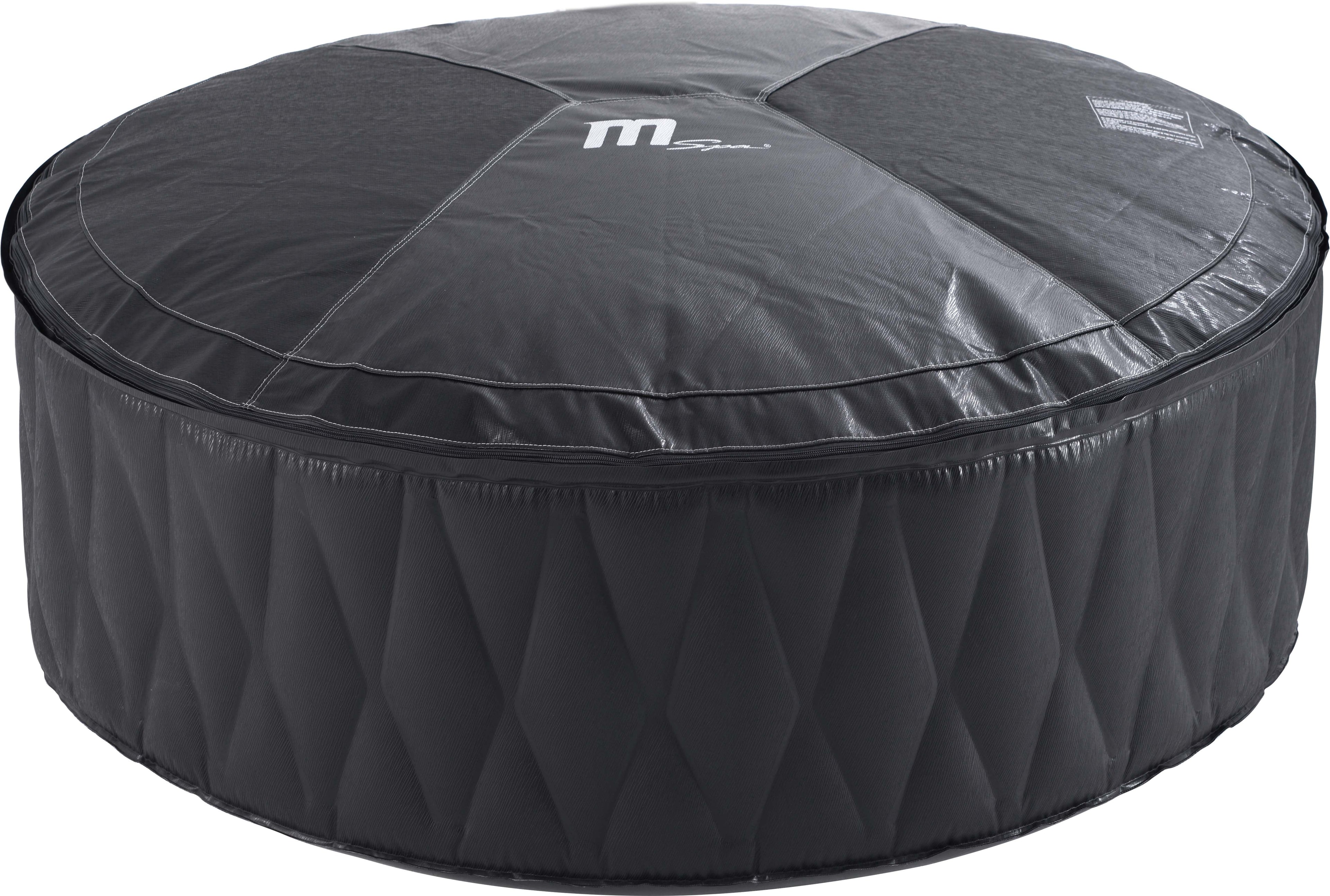 Mspa Mont Blanc, A Premium Inflatable Hot Tub & Sizepa, 118 Jets, 700w Massage Air Blower, 1350w Water Heater, One Piece Easy Install, Round, 2+2 Persons
