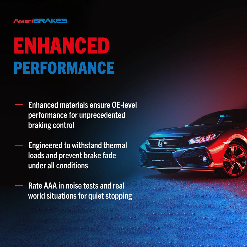 Transit Auto - Front Rear Ceramic Pads And Disc Brake Rotors Kit For 2022 Mazda CX-30 2.5 Size Carbon Edition Turbo 264.8mm Rotor or 302.7mm K8A-103655