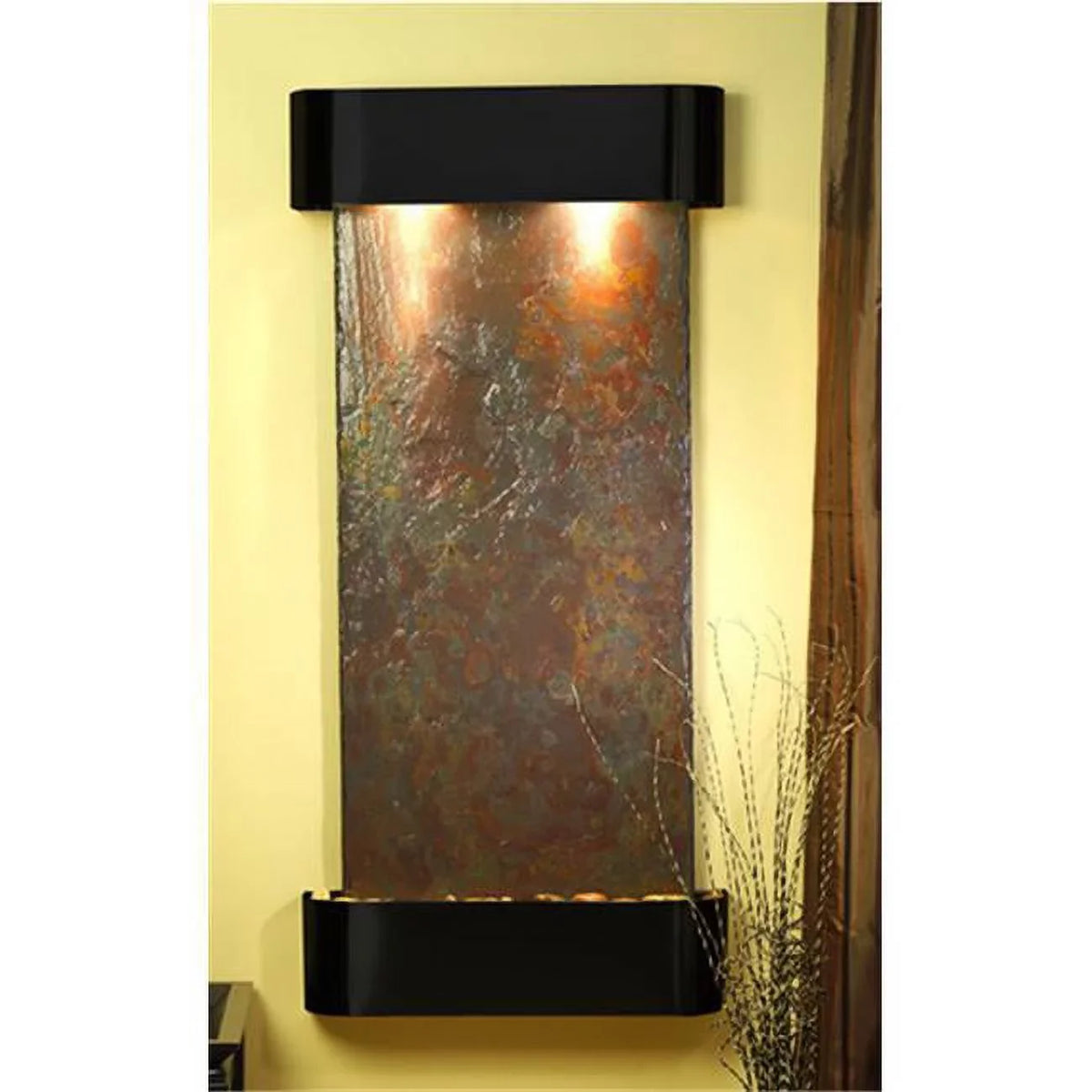 Adagio  Cascade Sizeprings - Rajah Natural Sizelate Wall Fountain