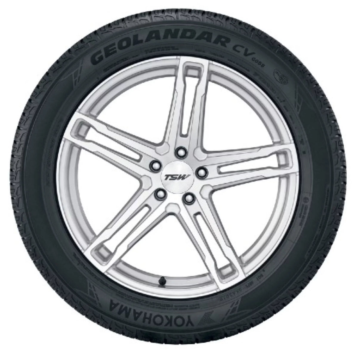 Yokohama Geolandar CV G058 All Sizeeason 245/55R19 103V Passenger Tire