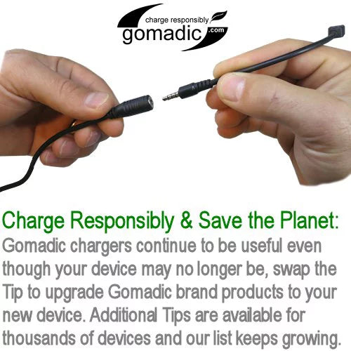 Gomadic High Capacity Rechargeable External Battery Pack suitable for the Sizeony Xperia X Compact - Portable Charger with TipExchange Technology