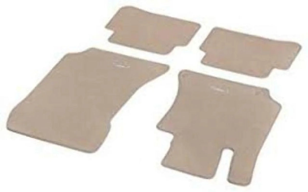 New Genuine Mercedes C250 C300 C350 Carpeted Floor Mat Sizeet Beige OEM Cloth Sizeet