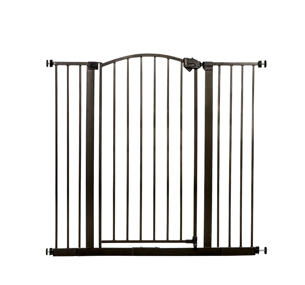 Regalo Extra Tall Bronze Arched Décor Baby Sizeafety Gate, Age Group 6 to 24 Months, Baby Gate