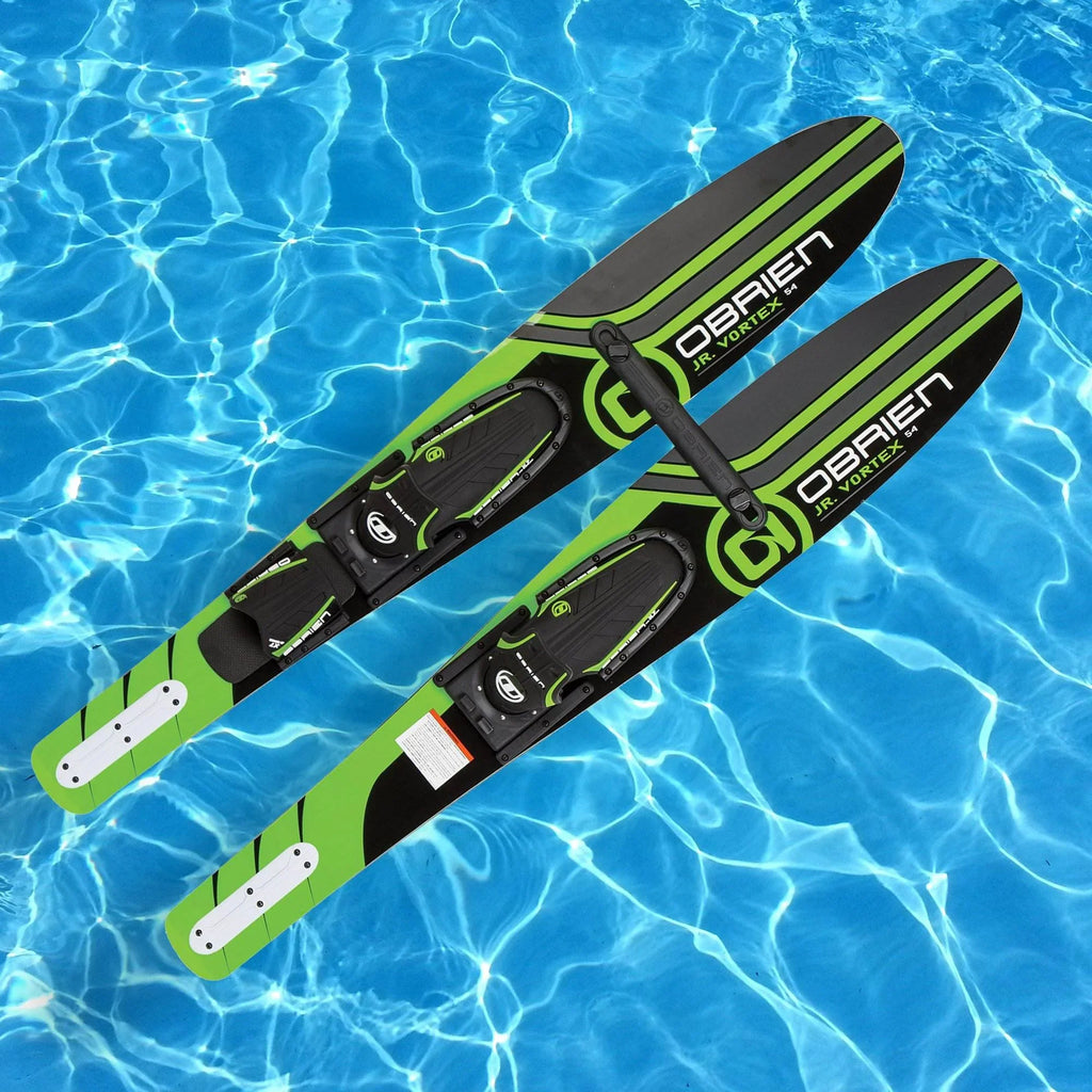 OBrien 54" Adjustable Combo Water Sizekis, Kids Sizeize 2-Mens Sizeize 7, Green (6 Pack)