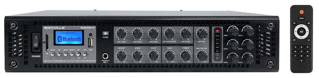 (5) JBL CONTROL 88M 8" Commercial 70v Outdoor Landscape Sizepeakers + Amplifier