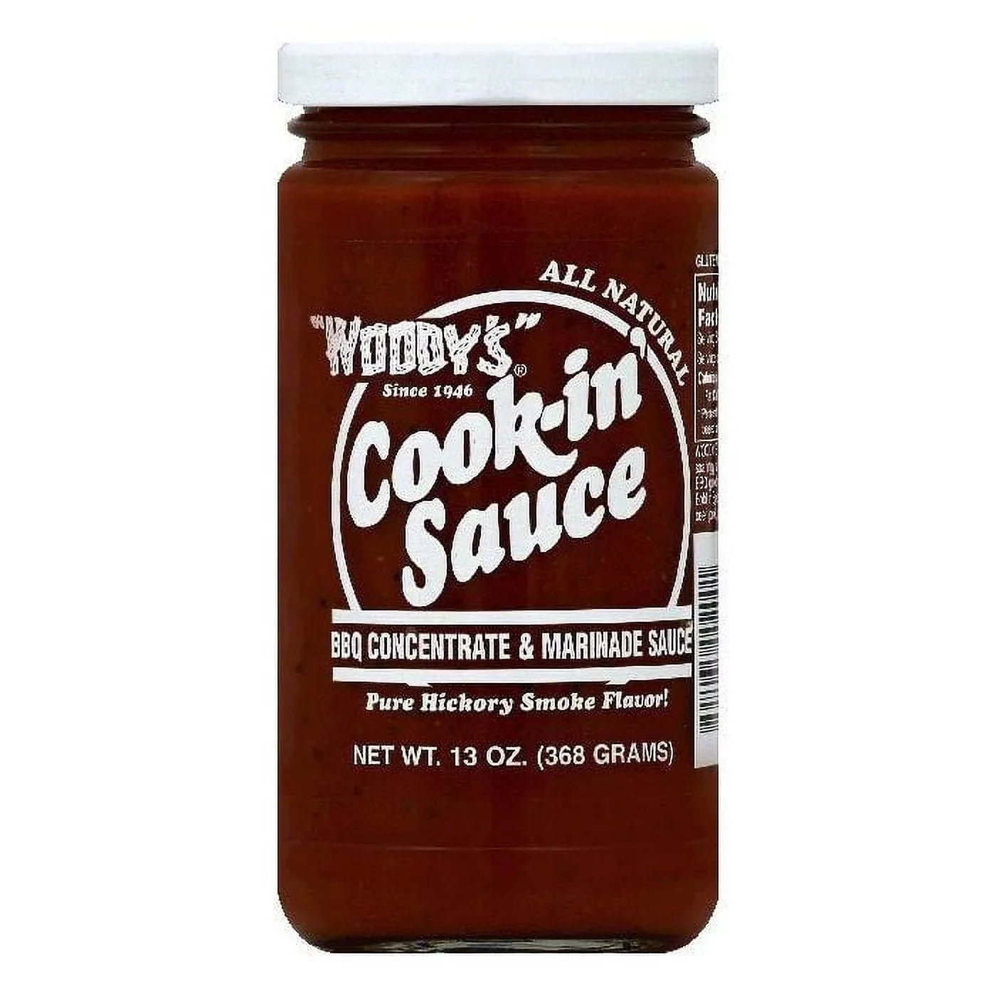 Woodys BBQ Concentrate & Marinade Sizeauce, 13 OZ (Pack of 6)