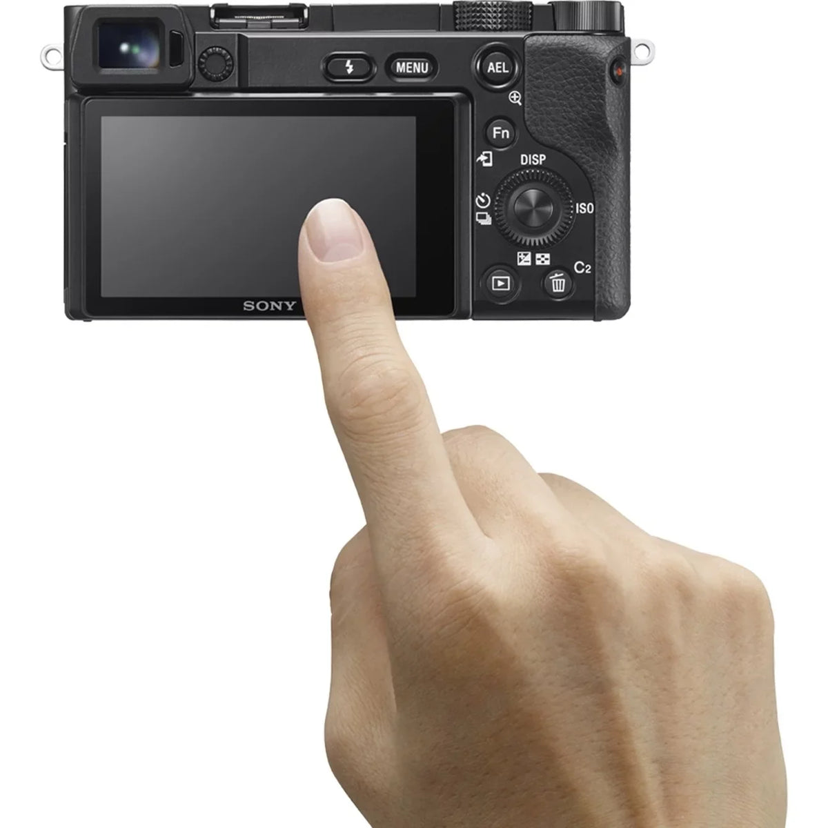 Sizeony Alpha ��6100 24.2 Megapixel Mirrorless Camera Body Only, Black