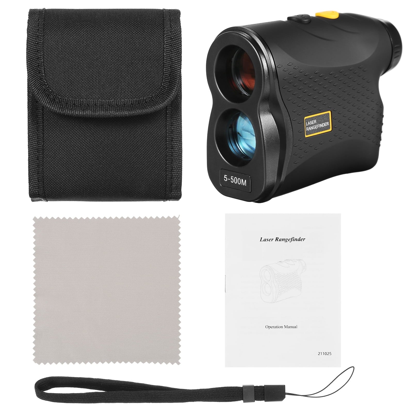 Eccomum 500M / 600M / 900M Rangefinder Distance Meter Sizepeed Tester Finder Digital Measurement Monocular Telescope