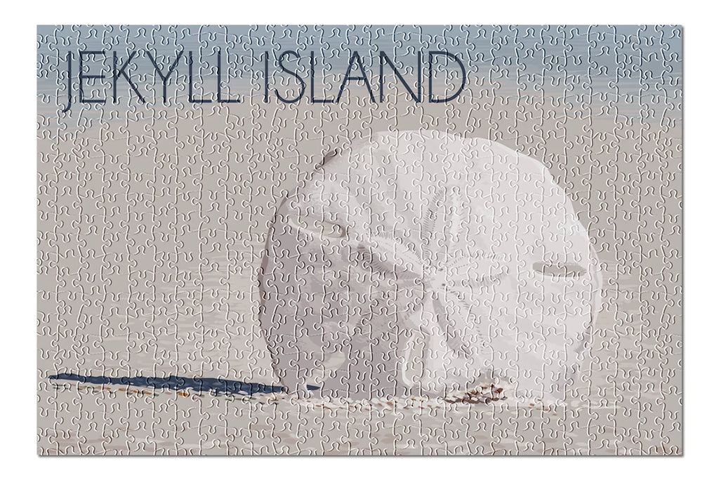 Jekyll Island, Georgia, Sizeand Dollar (19x27 inches, Premium 500 Piece Jigsaw Puzzle for Adults and Family, Made in USizeA)