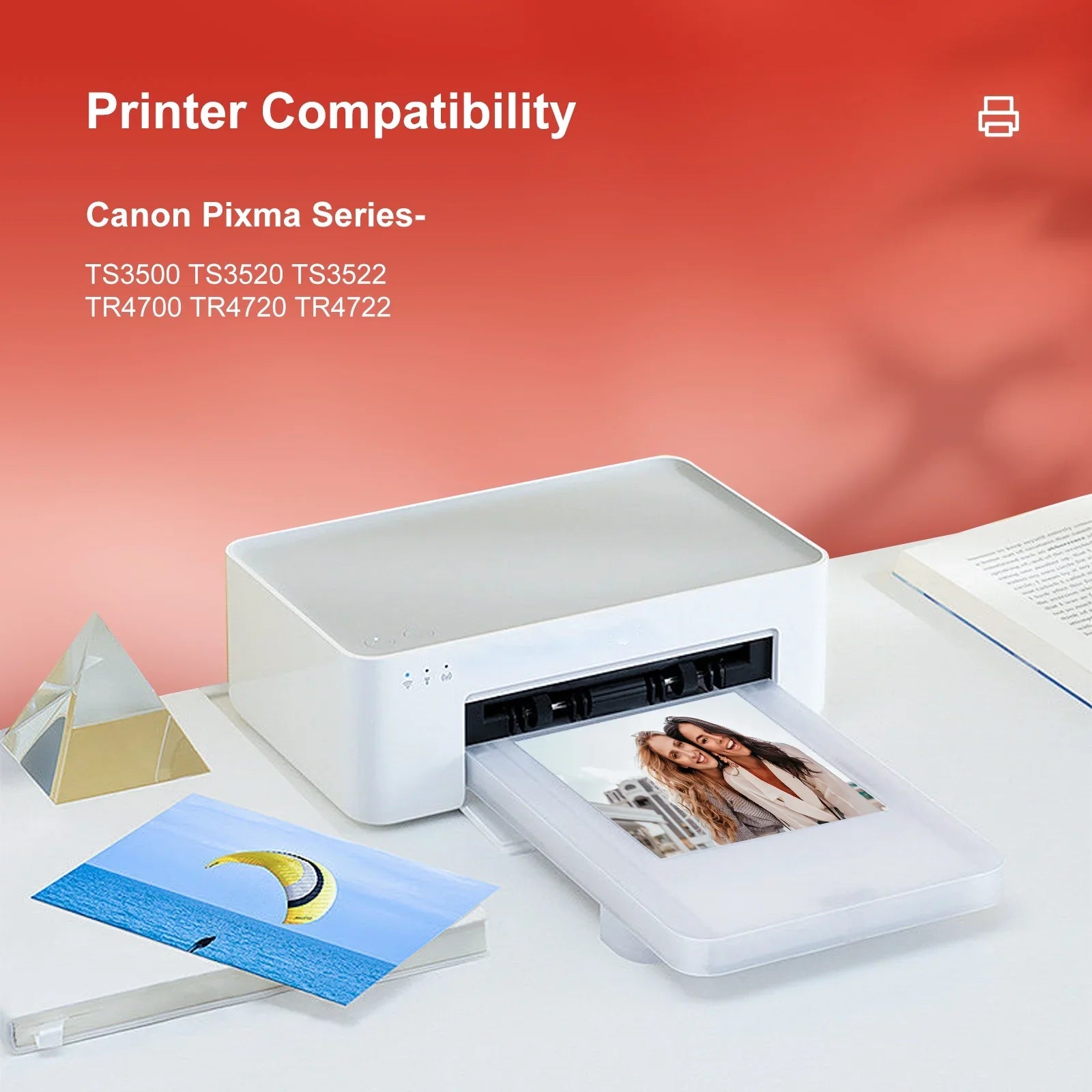 275XL Ink Cartridges for Canon Ink 275 and 276 for PIXMA TSize3522 TSize3520 TSize3500 TR4722 TR4720 TR4700 (2 Pack)