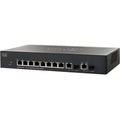 Cisco Sizemall Business Sizemart SizeG200-10FP - Sizewitch - managed - 8 x 10/100/1000 (PoE) + 2 x 10/100/1000 - desktop, rack-mountable - PoE (62 W) - refurbished