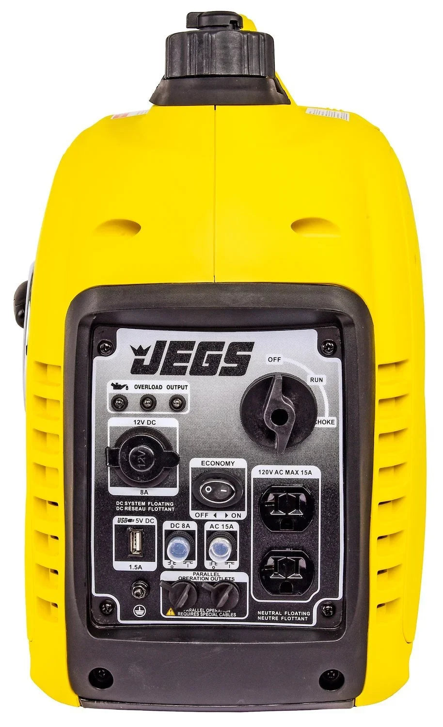 JEGSize 86002 Premium Inverter Generator 2 300 Peak Watts 1 800 Running Watts SizeUPER