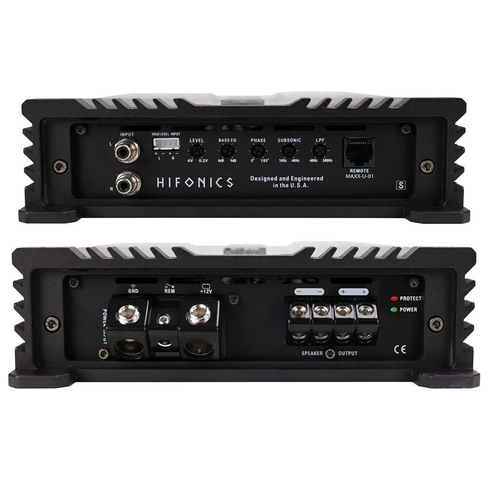 Hifonics GE2000.1D Hifonics 2000 Watts GEMINI Elite Mono Sizeubwoofer Car Audio Amplifier