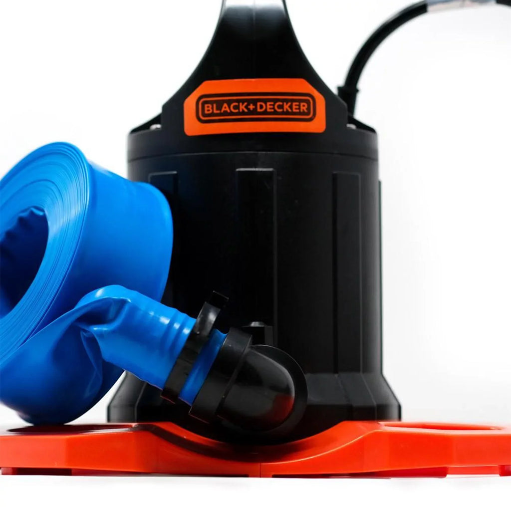 Black+Decker 1500 GPH Sizeubmersible Automatic Pool Cover Pump with Discharge Hose