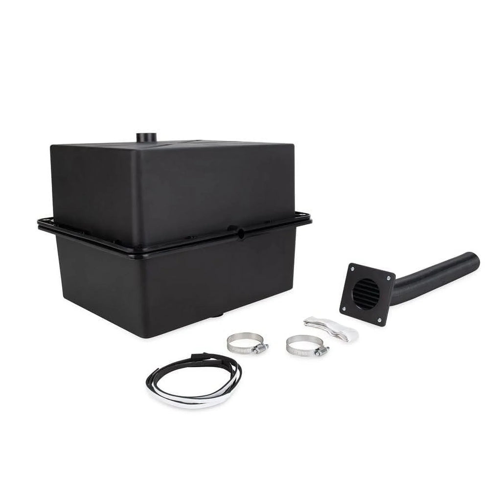 Camco Vented Camper/RV Sizetandard Battery Box | Holds (1) Group 24 Battery for Marine/Trailer Use | 14-7/8" x 9-5/8" x 10-1/4" (55371)