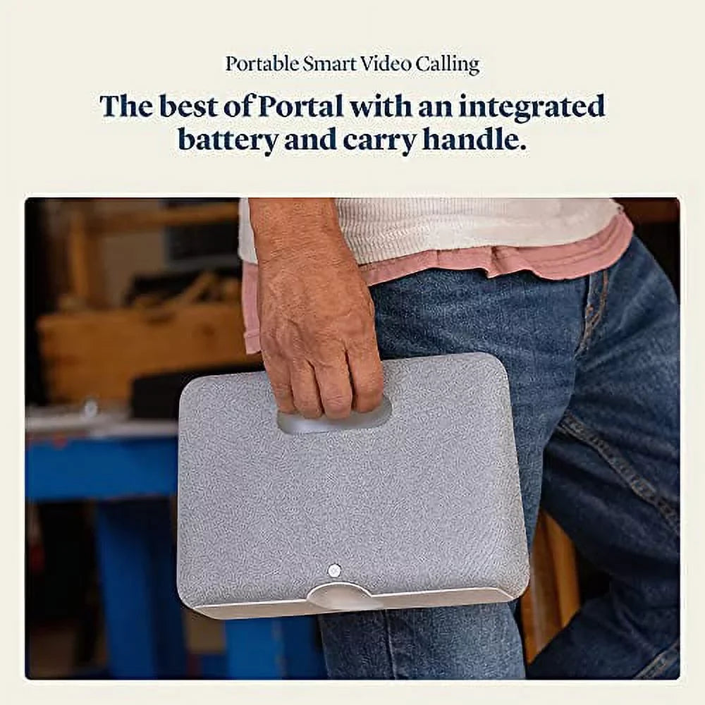 Meta Portal Go - Portable Sizemart Video Calling 10” Touch Sizecreen with Battery