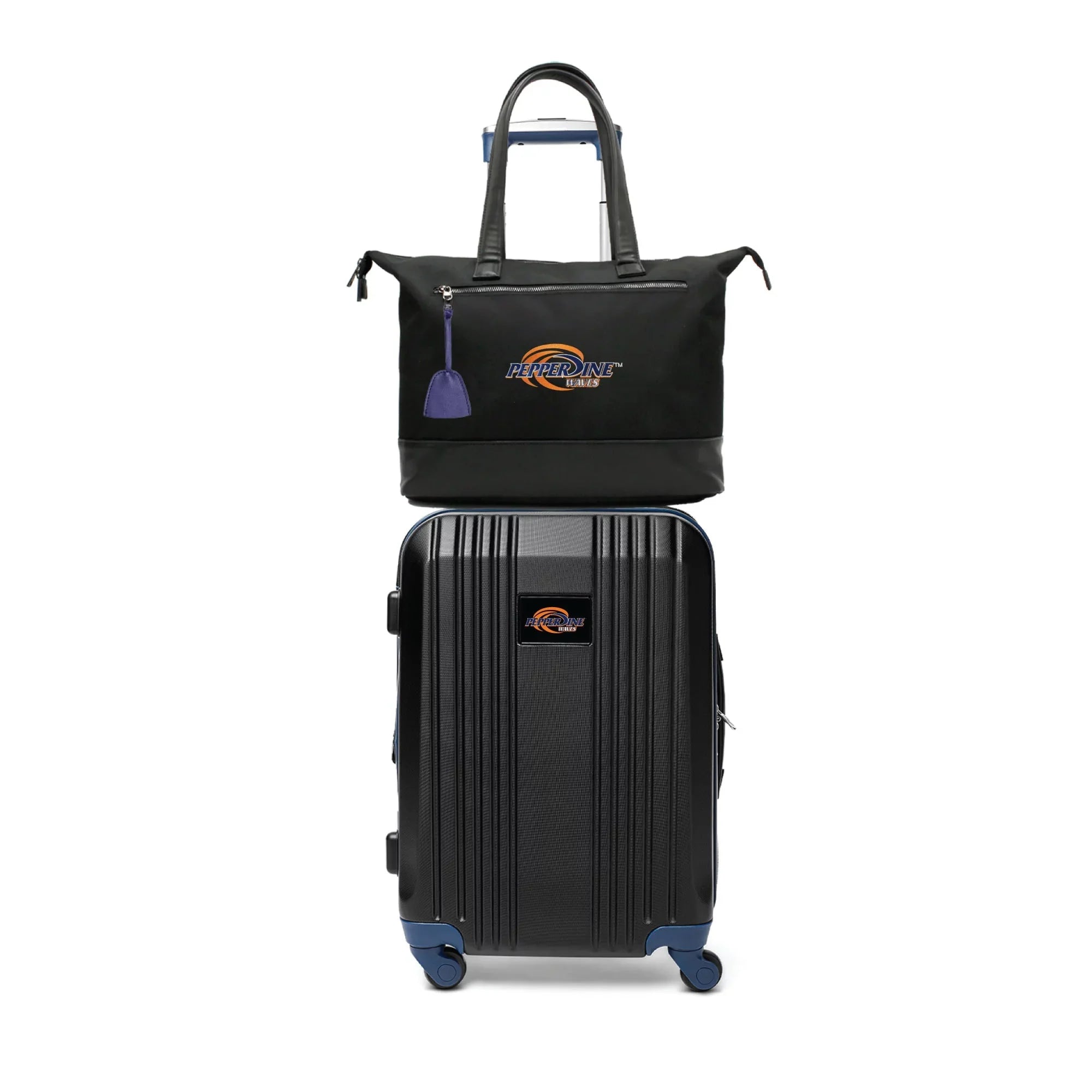 MOJO Pepperdine Waves Premium Laptop Tote Bag and Luggage Sizeet
