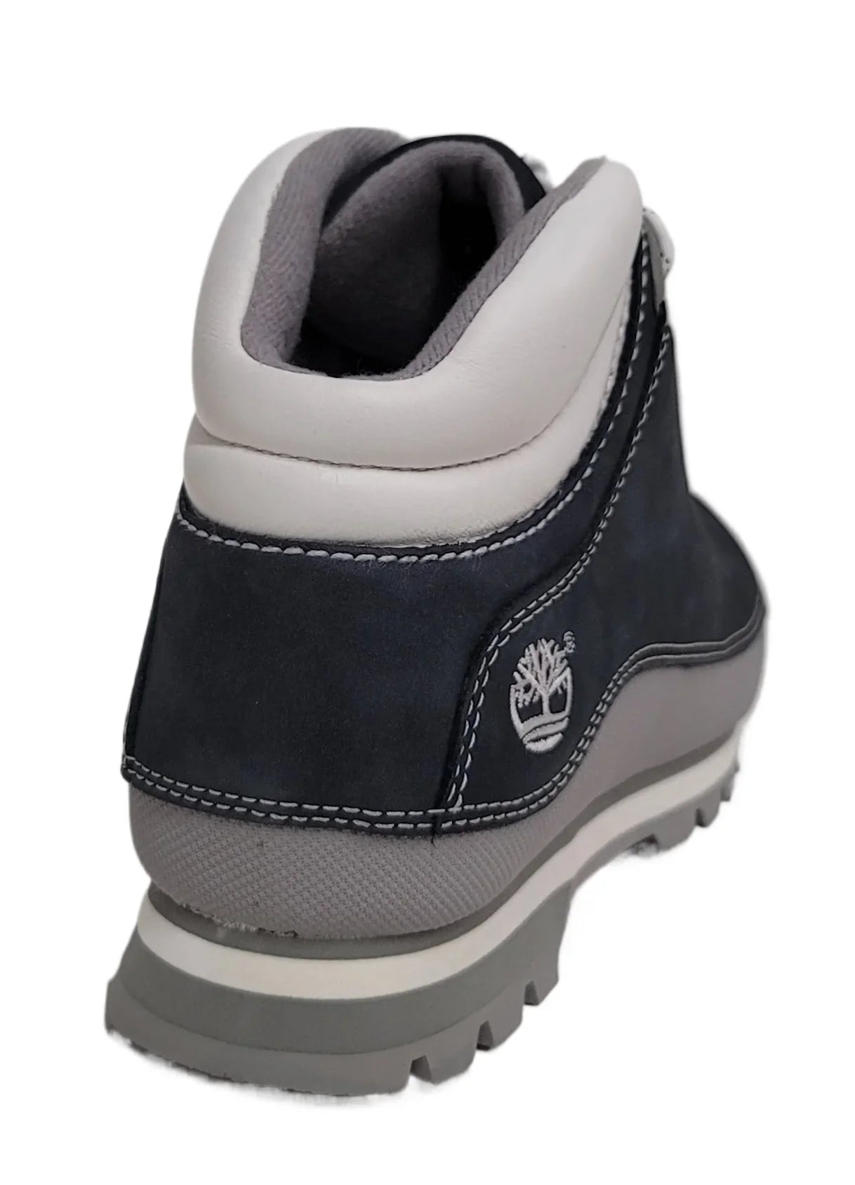 Timberland Women Euro Dub Navy Nubuck Boot Medium 85344 M Sizeize 9.5 USize