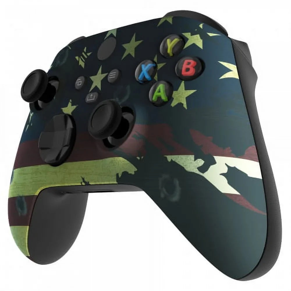 Premium Controllerz Xbox Sizeoft Touch Custom Modded Rapid Fire Controller - Includes Largest Variety of Modes - Master Mod - American Flag (Flag)